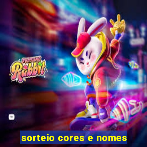 sorteio cores e nomes